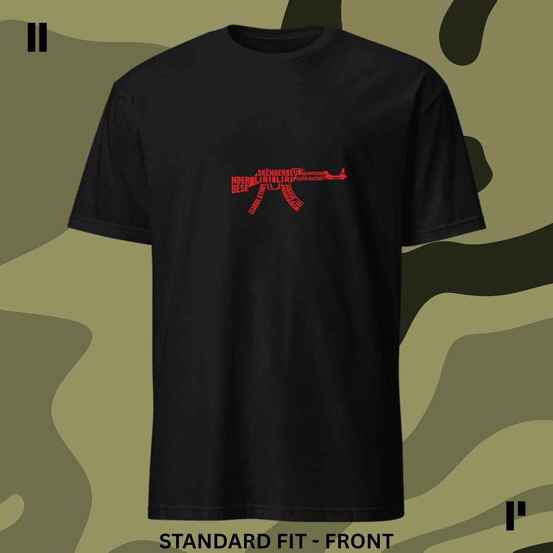 ‘AK47 CLASSIC’ Rework STANDARD T-Shirt (BLACK) Front